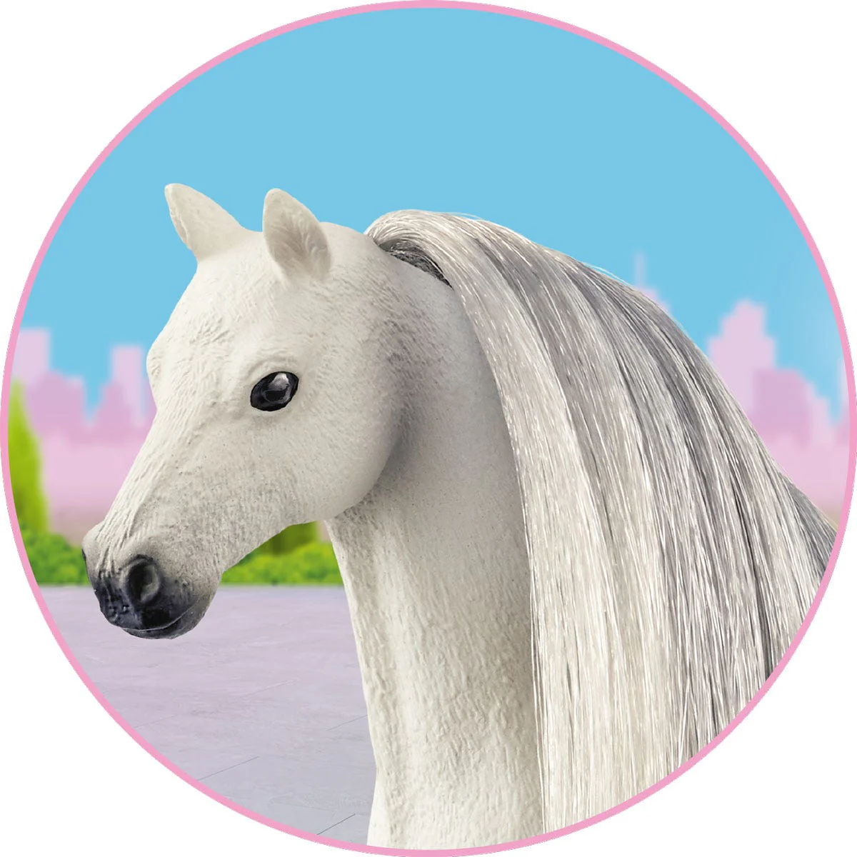 Grijs Beauty Horses haar - Image 2