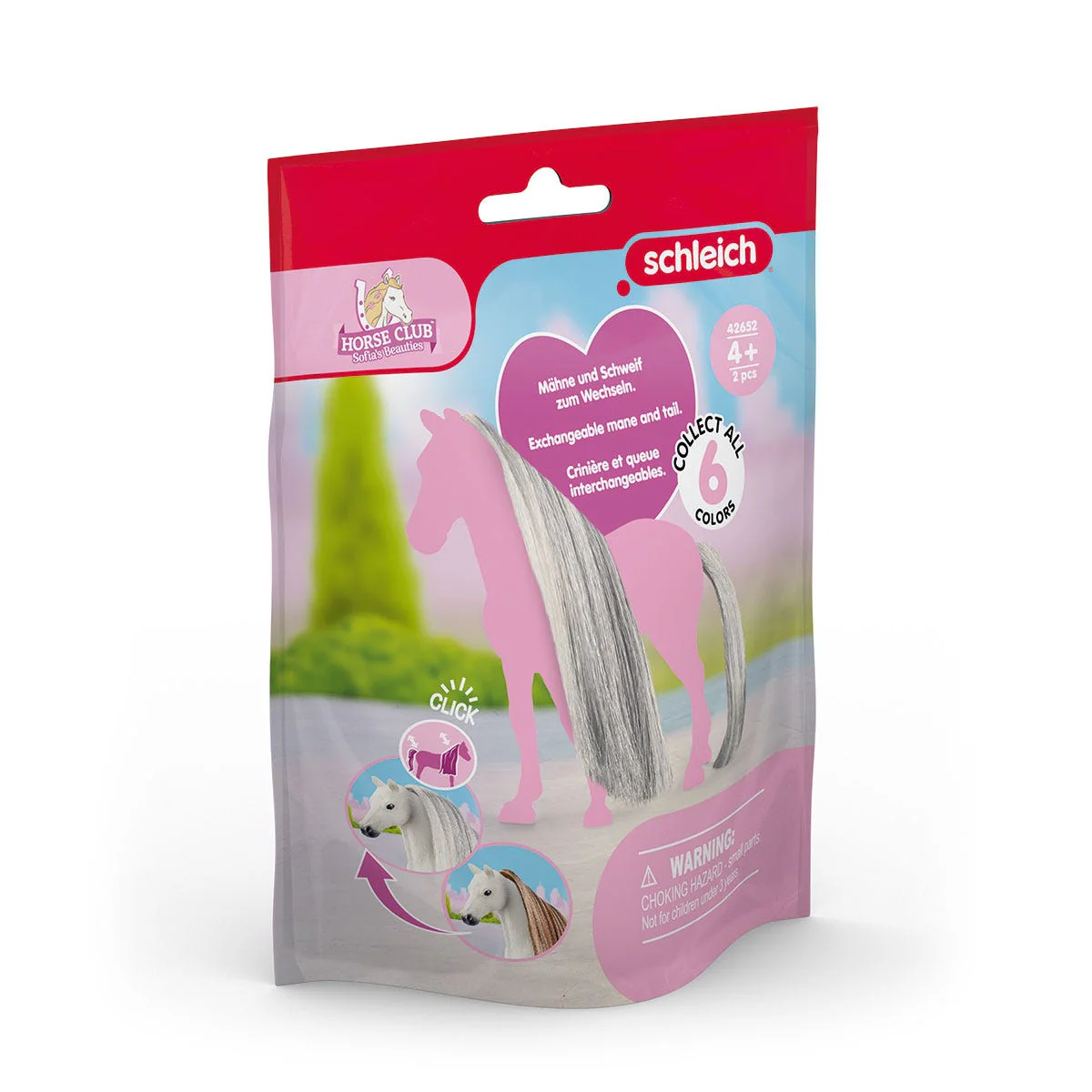 Grijs Beauty Horses haar - Image 3