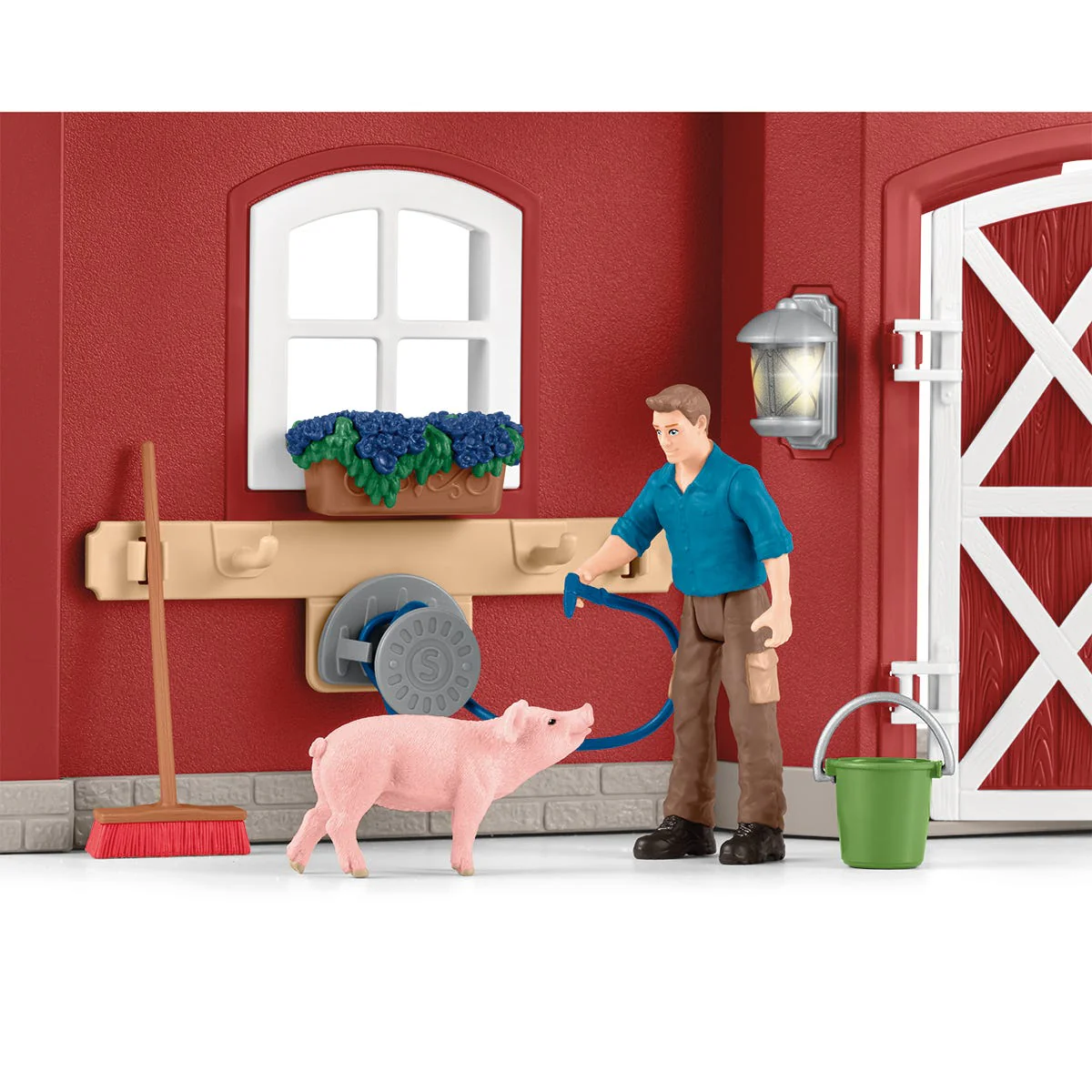 Grote stal, rood - Image 9
