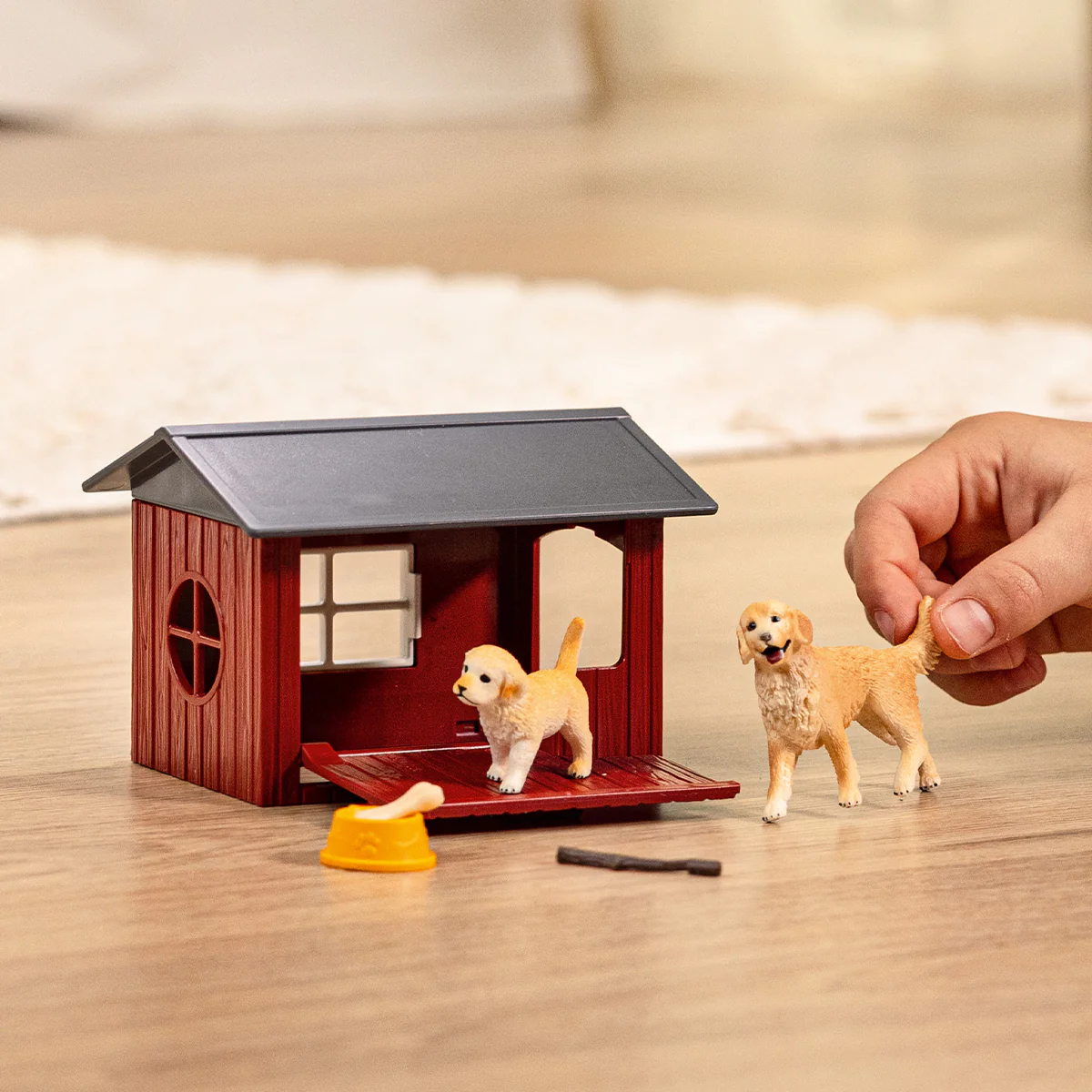 Hondenhok met golden retrievers  - Image 2