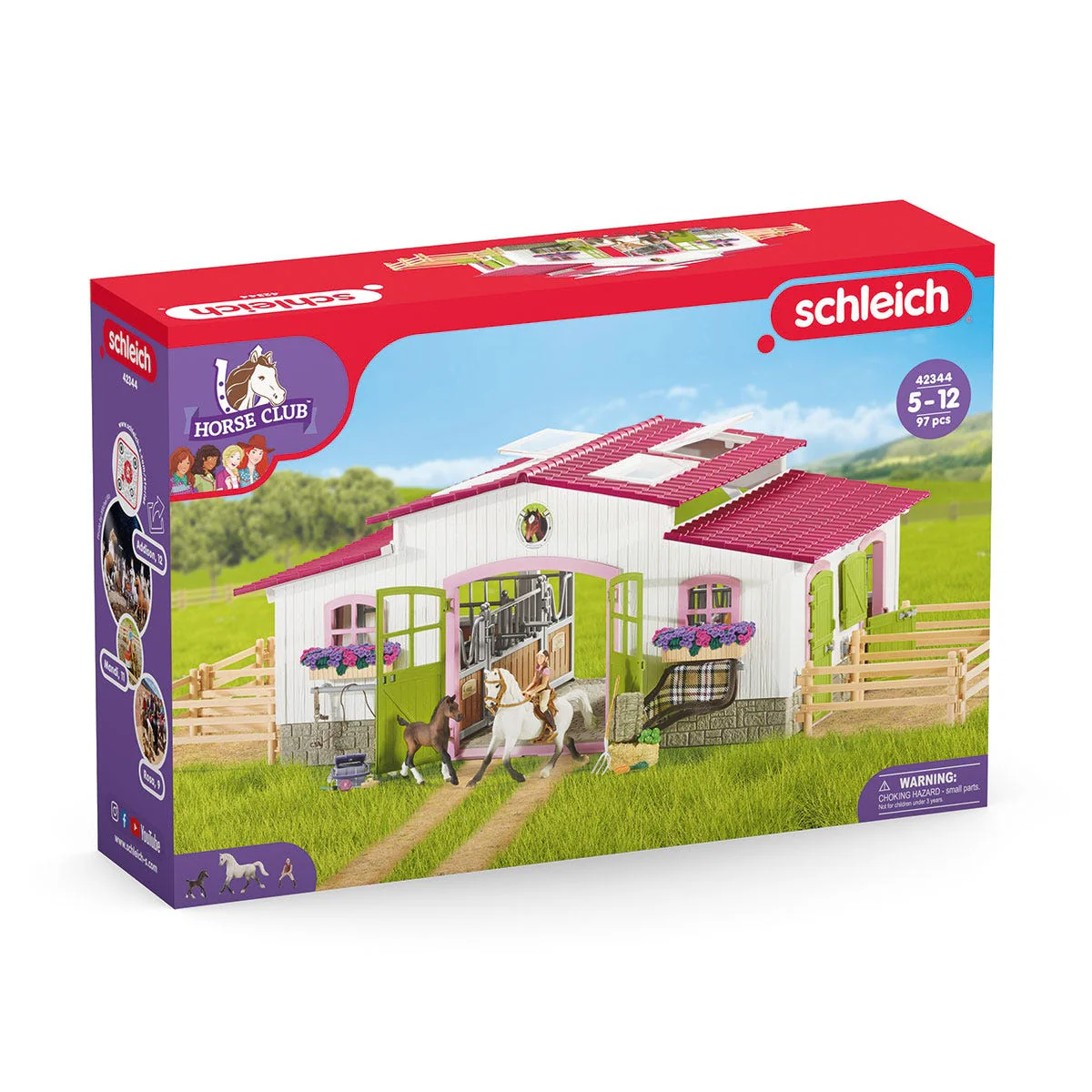 Manege met amazone en paarden - Image 12