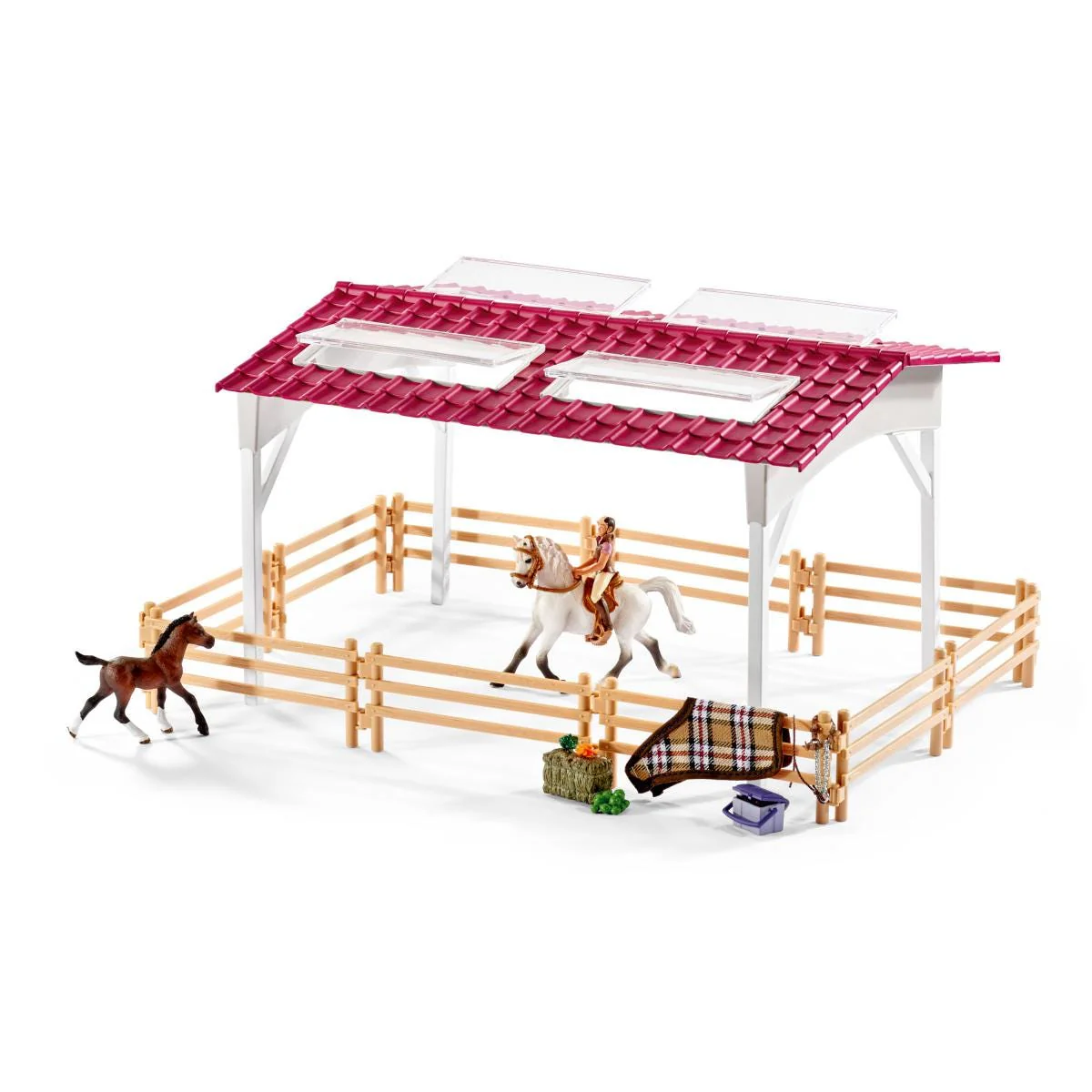 Manege met amazone en paarden - Image 9