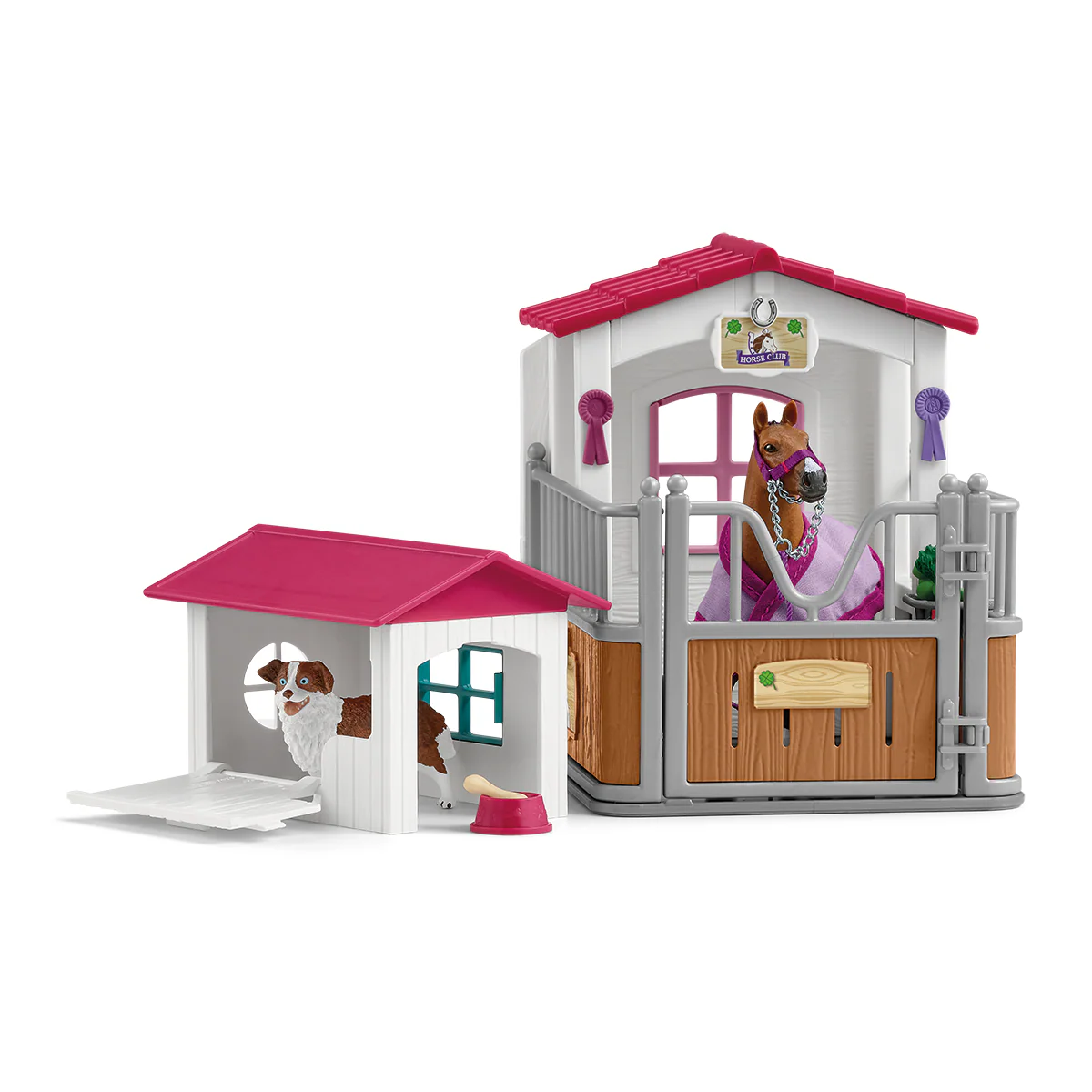 Paardenbox met hondenkennel - Image 2