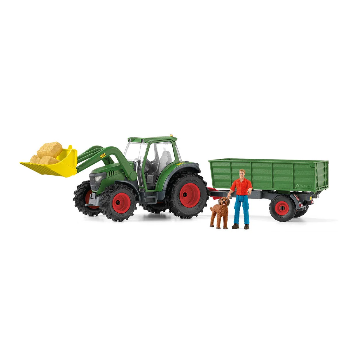 Tractor met aanhanger